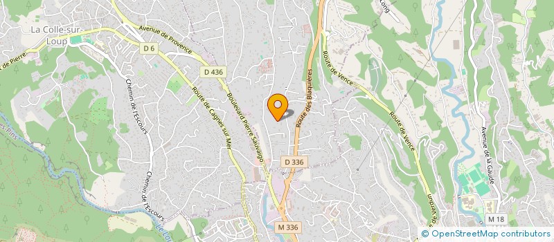 localisation de l'entreprise DELPIANO à SAINT-PAUL-DE-VENCE