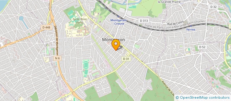 localisation de l'entreprise DELPIC à MONTGERON