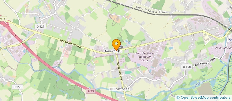 localisation de l'entreprise DELPIERRE  ROSULT