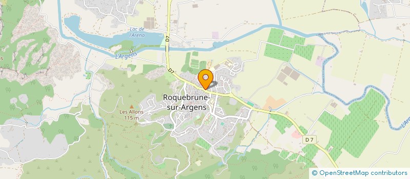 localisation de l'entreprise DELPIERRE BUISNESS SERVICES à ROQUEBRUNE-SUR-ARGENS