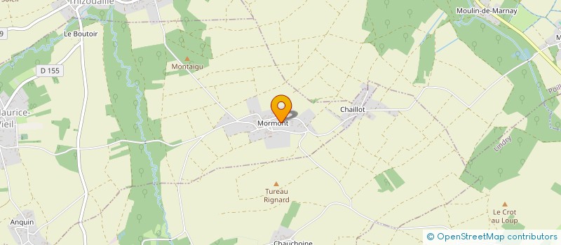 localisation de l'entreprise DELPIERRE & CO à SAINT-MAURICE-LE-VIEIL