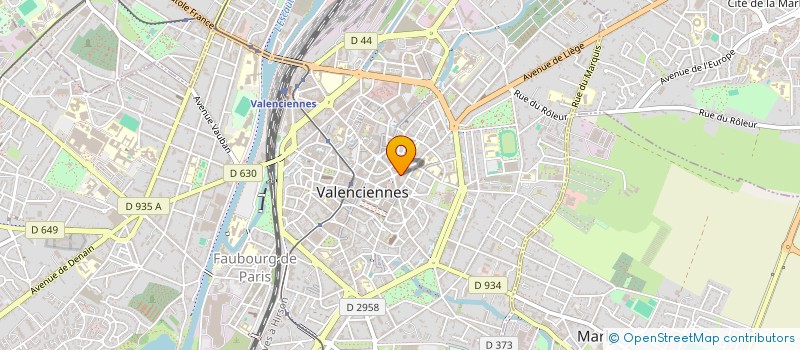 localisation de l'entreprise DELPIERRE HERVE & DEVRIES HUBERT  VALENCIENNES