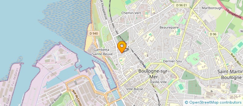 localisation de l'entreprise DELPIERRE PERE ET FILS  BOULOGNE-SUR-MER