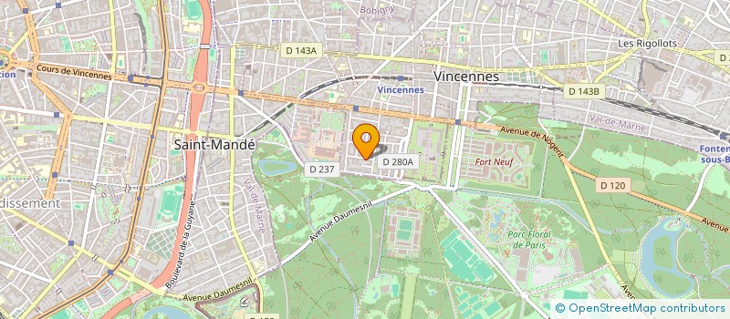 localisation de l'entreprise DELPIT à VINCENNES