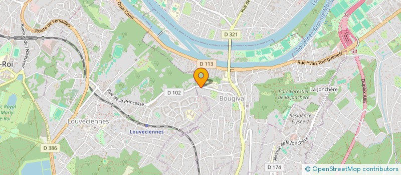 localisation de l'entreprise DELPLACE EWALD INVESTISSEMENT  BOUGIVAL