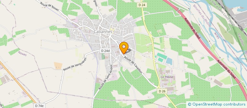 localisation de l'entreprise DELPLANQUE  CABANNES