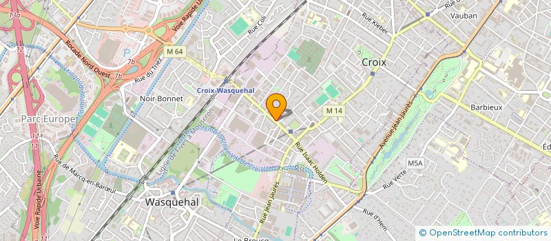 localisation de l'entreprise DELPLANQUE CONSEIL DEVELOPPEMENT  CROIX