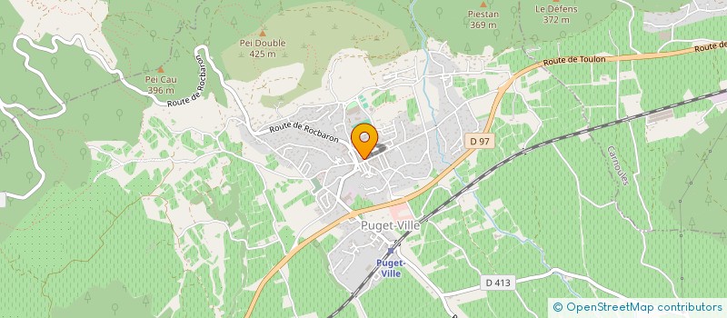 localisation de l'entreprise DELPLANQUE DAVID  PUGET-VILLE