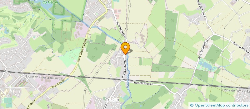 localisation de l'entreprise DELPLANQUE IMMOBILIER  TRESSIN