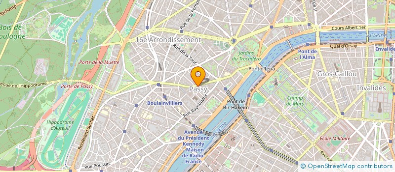 localisation de l'entreprise DELPLANQUE LEQUERLER BATON MILLET à PARIS