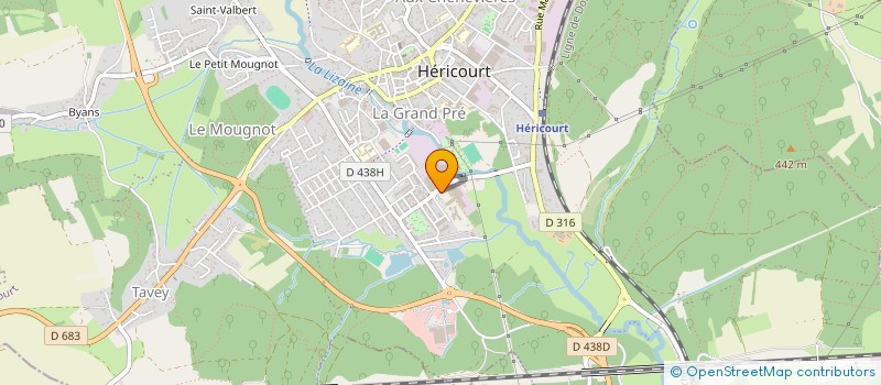 localisation de l'entreprise DELPLANQUE XAVIER à HERICOURT
