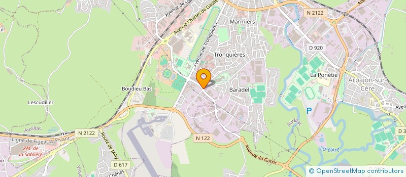 localisation de l'entreprise DELPON JEAN MARIE à AURILLAC