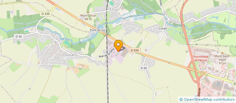 localisation de l'entreprise DELPORTE DELABRE à DUISANS