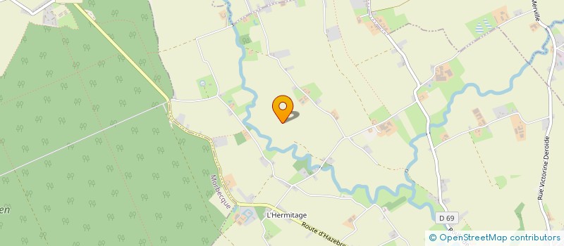 localisation de l'entreprise DELPORTE LIONEL  MERVILLE