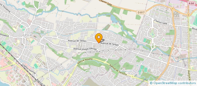 localisation de l'entreprise DELPRAT  LESCAR