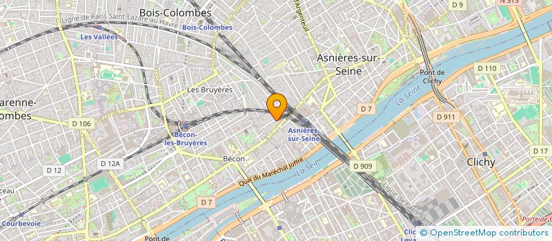 localisation de l'entreprise DELPRAT SCI  ASNIERES-SUR-SEINE