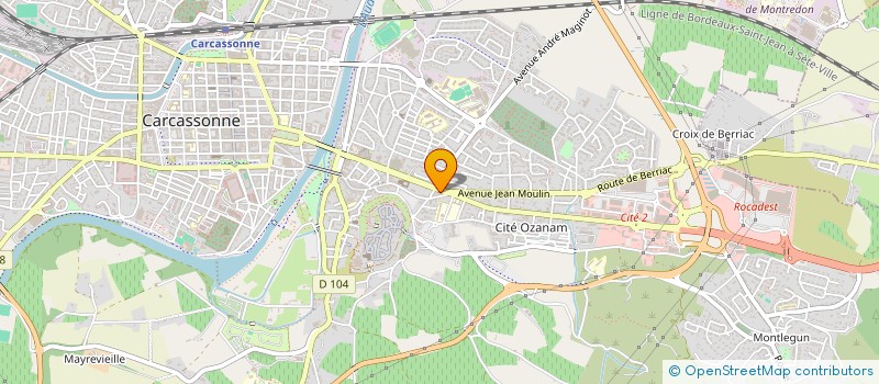 localisation de l'entreprise DELPRAZ à CARCASSONNE