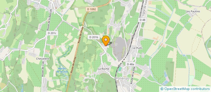 localisation de l'entreprise DELPRIM INDUSTRIE  POLIENAS