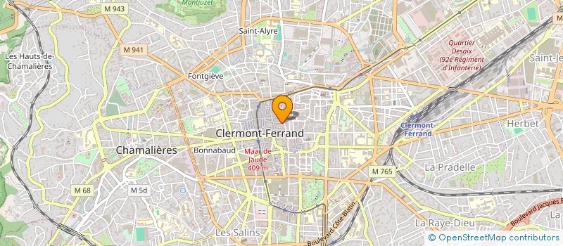 localisation de l'entreprise DELPY à CLERMONT-FERRAND