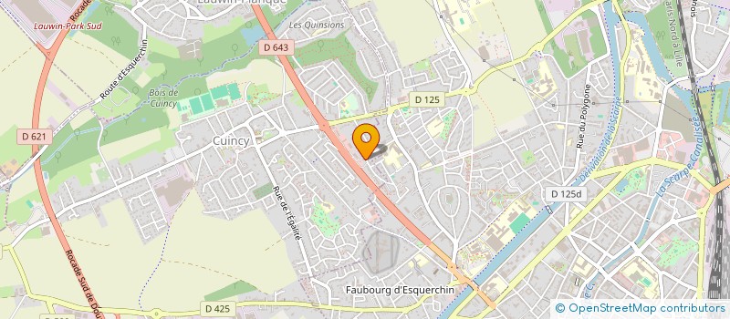 localisation de l'entreprise DELPY-CARETTE  CUINCY