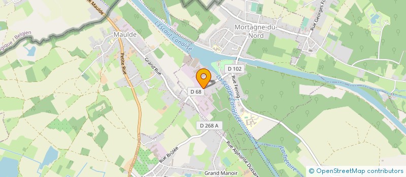 localisation de l'entreprise DELQUIGNIES INDUSTRIE SERVICES à MORTAGNE-DU-NORD