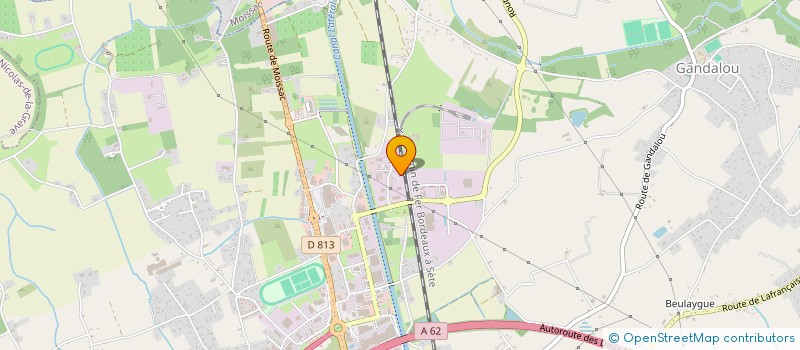 localisation de l'entreprise DELRIEU à CASTELSARRASIN