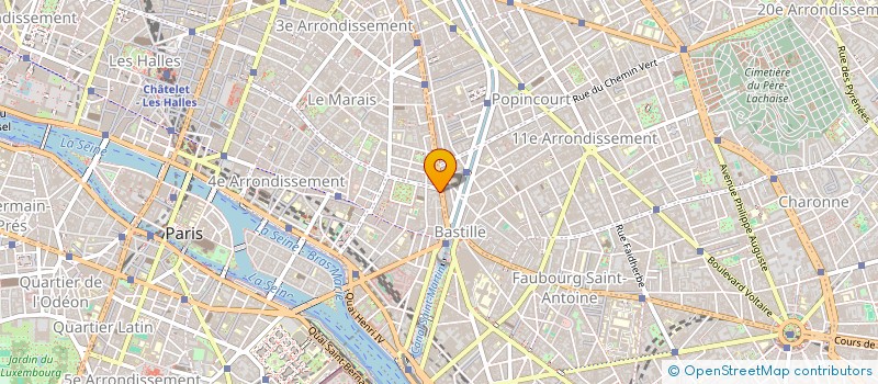 localisation de l'entreprise DELRIEU GERARD à PARIS