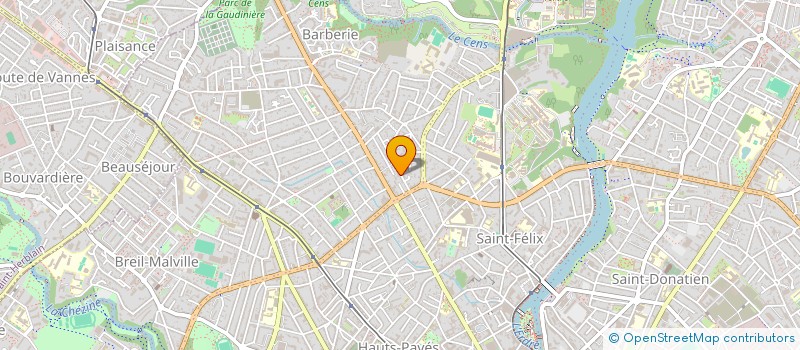 localisation de l'entreprise DELROHU  NANTES