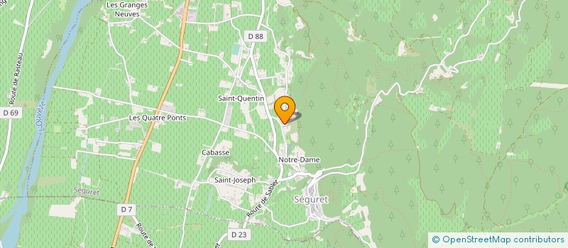 localisation de l'entreprise DELRUE  CRESTET