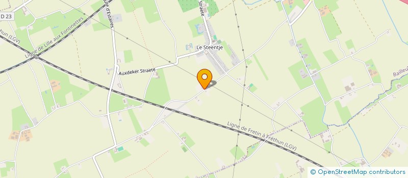 localisation de l'entreprise DELRUE à BAILLEUL