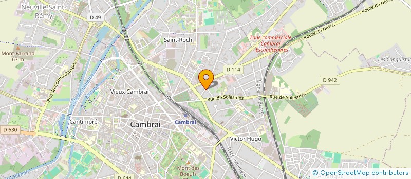 localisation de l'entreprise DELRUE-LINE  CAMBRAI