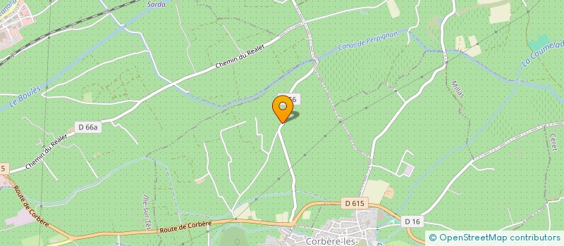 localisation de l'entreprise DELS AVIS  CORBERE