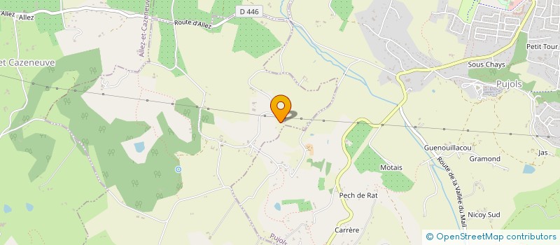 localisation de l'entreprise DELSA  VILLENEUVE-SUR-LOT