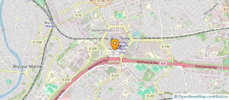 localisation de l'entreprise DELSAF MEDIAS à NOISY-LE-GRAND