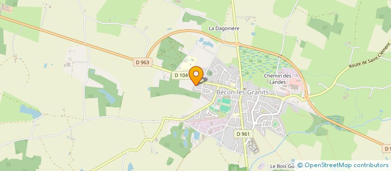 localisation de l'entreprise DELSART REGULATORY CONSULTING à BECON-LES-GRANITS