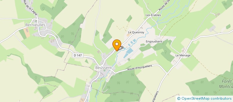 localisation de l'entreprise DELSEAUX  BEUSSENT