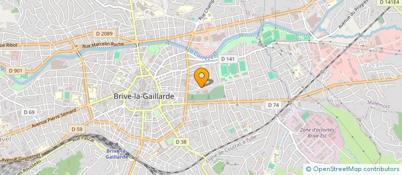localisation de l'entreprise DELSERIES KARINE à BRIVE-LA-GAILLARDE