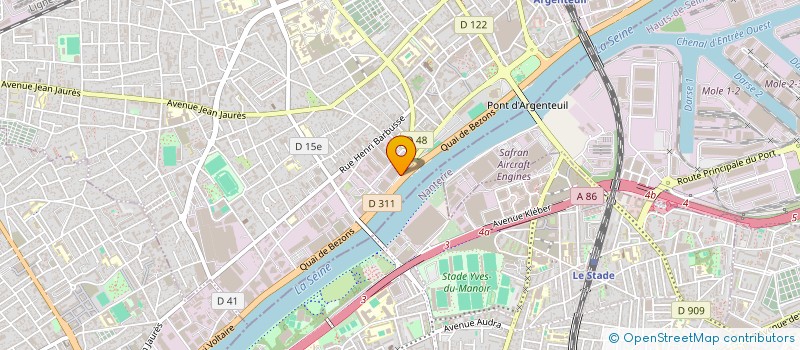 localisation de l'entreprise DELSI NERMAG INSTRUMENTS à ARGENTEUIL