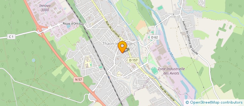 localisation de l'entreprise DELSIM  THAON-LES-VOSGES