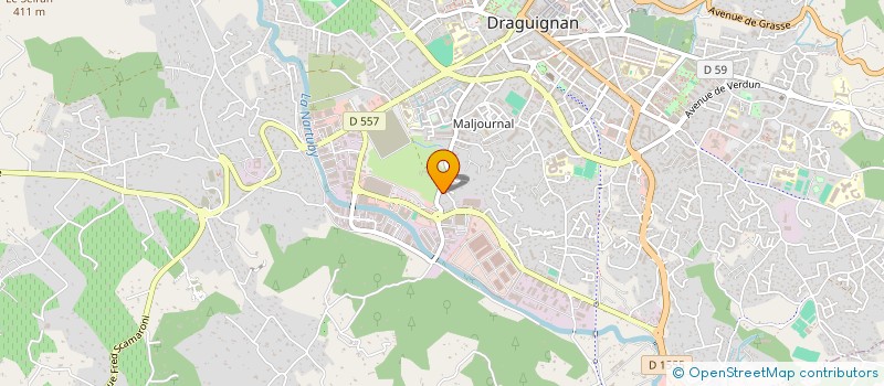 localisation de l'entreprise DELSOL à DRAGUIGNAN