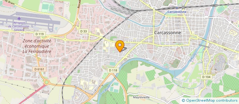 localisation de l'entreprise DELSOL à CARCASSONNE