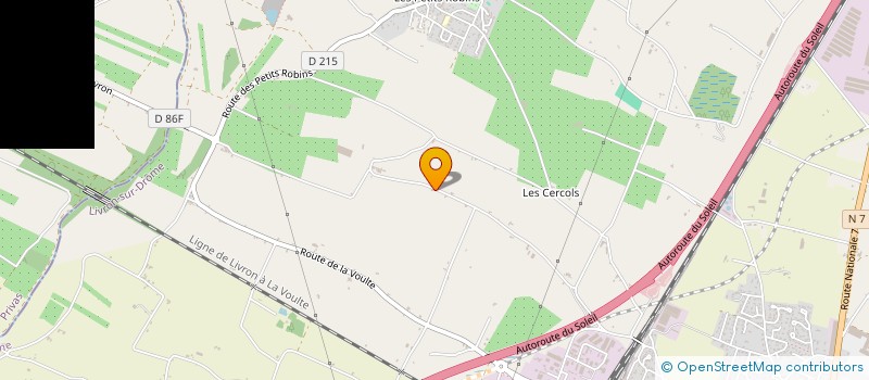 localisation de l'entreprise DELSOL  LIVRON-SUR-DROME