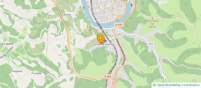 localisation de l'entreprise DELSOLE  CAHORS