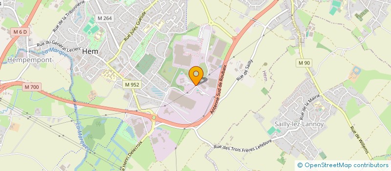localisation de l'entreprise DELSSI à HEM