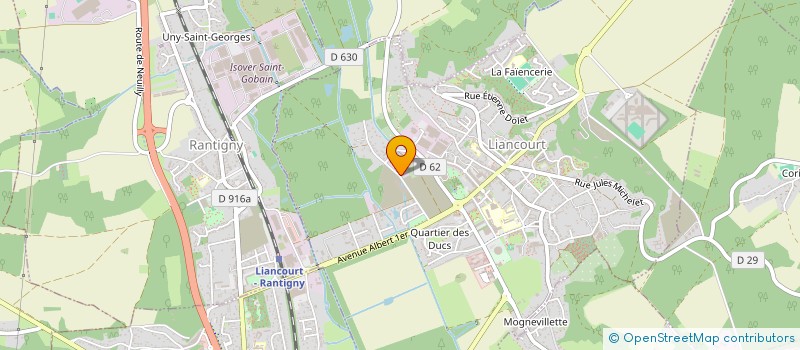 localisation de l'entreprise DELSY à LIANCOURT