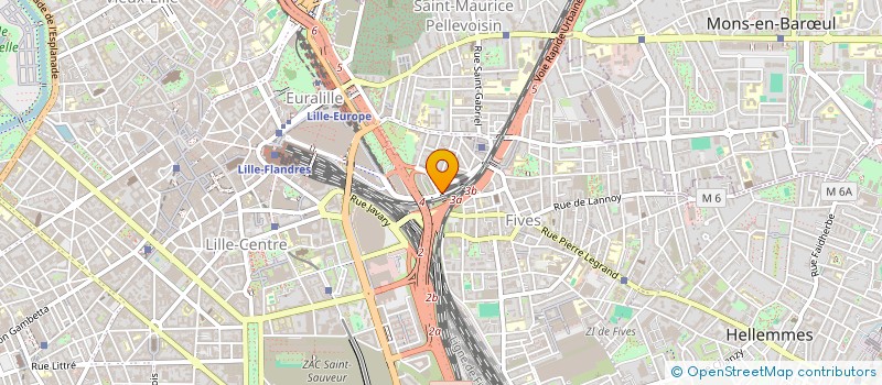 localisation de l'entreprise DELT à LILLE