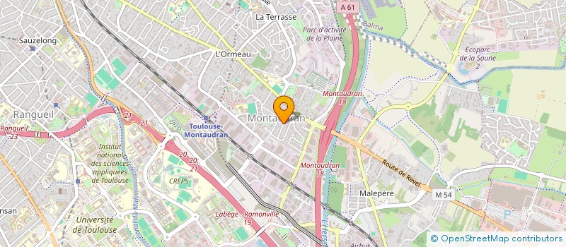 localisation de l'entreprise DELT'AFFAIRES à TOULOUSE