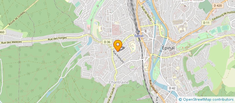 localisation de l'entreprise DELT'ALARME  EPINAL