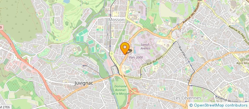 localisation de l'entreprise DELT'ASSOCIES à MONTPELLIER