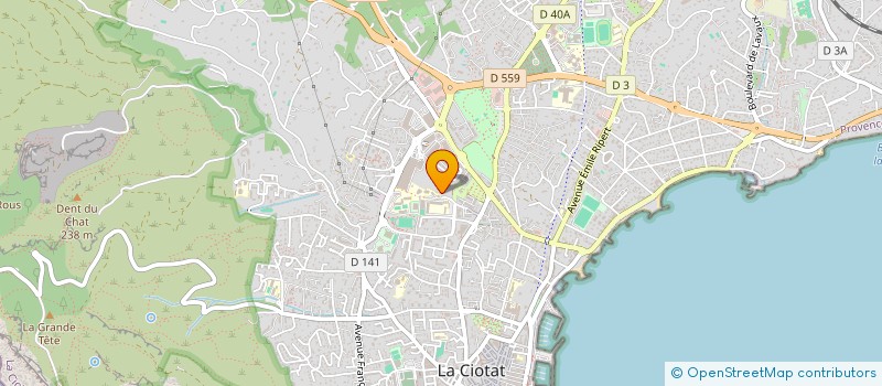 localisation de l'entreprise DELT'AVENIR LA CIOTAT à LA CIOTAT